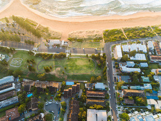 Wall Mural - Aerial Views of Mona Vale Beach, Sydney, Australia