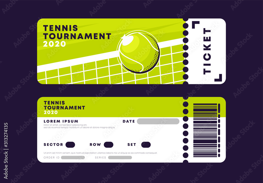 Tennis tickets discount