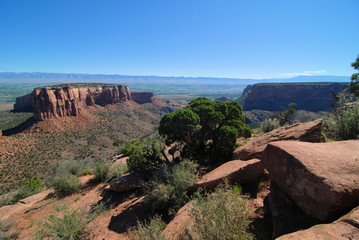 Poster - Views from the Colorado National Monument Park near Fruita, Colorado