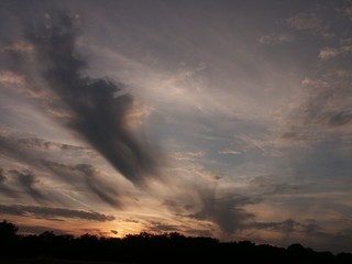 Coucher de soleil ciel