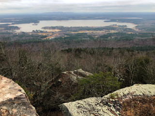 Poster - Views of Weiss Lake from Lookout Mountain near Leesburg, Alabama