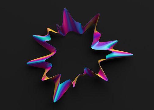 Abstract 3d rendered illustration, modern background design