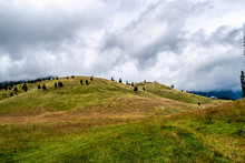Saua Joaca, Piatra Craiului, Romania - Beautiful Mountain And Hills Landscape