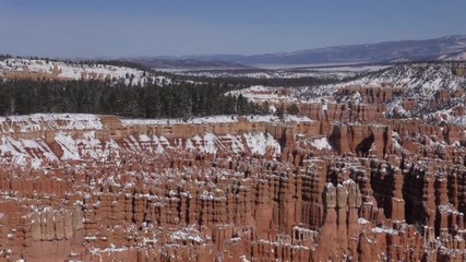 Canvas Print - Bryce Canyon National Park Utah Winter Landscape