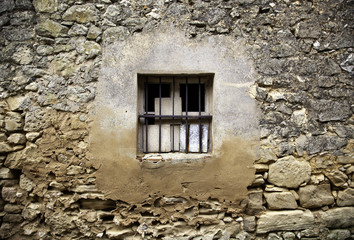 Wall Mural - Window with bars