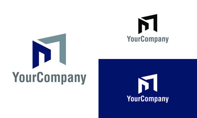 Aufkleber - Letter M logo icon design template elements. Creative vector emblem, for icon or design concept.