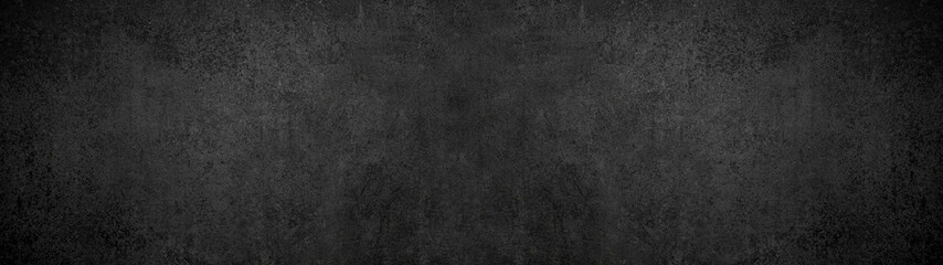 black stone concrete texture background anthracite panorama banner long