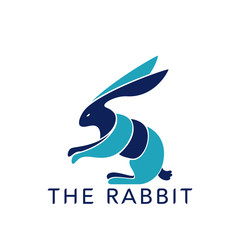 Wall Mural - Rabbit logo design template vector illustration