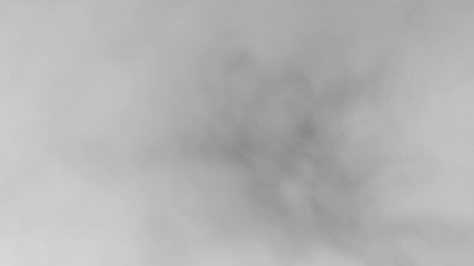 Wall Mural - White smoke on a black background slow motion. Start moving the cloud from bottom to top slowly. The concept of transitions for video editing using the alpha channel.