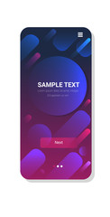 Poster - dynamical colored forms abstract background gradient banner fluid color template modern graphic elem
