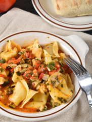 Canvas Print - Gourmet spinach ricotta tortellini