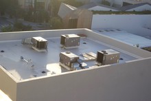 Building Roof Top, Aerial View