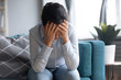 © fizkes - Depressed indian woman suffer from mental stress feeling desperate