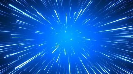 Wall Mural - blue explosion background particles animation
