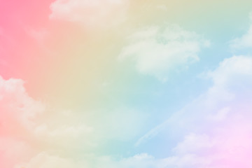Wall Mural - cloud background with a pastel colour