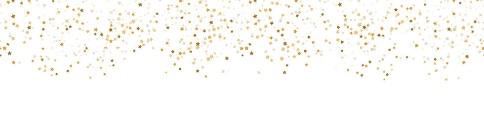 Wall Mural - seamless confetti stars background for christmas time