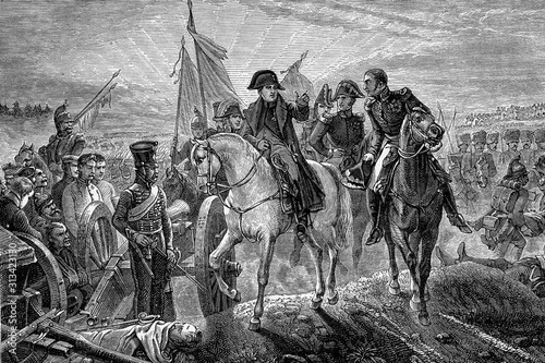 Cuadros en Lienzo Napoleon at the battle of Friedland, Prussia