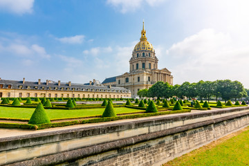 Canvas Print - Les Invalides (National Residence of the Invalids) in Paris, France