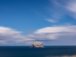 The 'Bass Rock' what host the world's largest colony of northern Gannets. Near North Berwick, Scotland, UK