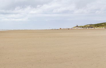 Canvas Print - beach scenery at Spiekeroog