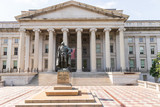 Fototapeta Nowy Jork - The Treasury Department in Washington DC, USA. It’s National Historic Landmark government building