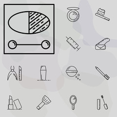 Poster - shadows icon. beauty, make up, cosmetics icons universal set for web and mobile