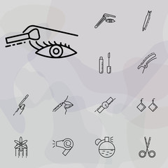 Poster - shadows on the eyes icon. beauty, make up, cosmetics icons universal set for web and mobile