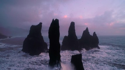 Wall Mural - Vik rock formation, Iceland