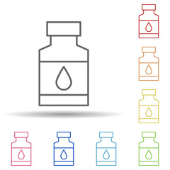 Aufkleber - Blood donation, medicine in multi color style icon. Simple thin line, outline vector of blood donation icons for ui and ux, website or mobile application