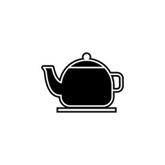 Poster - teapot for welding icon. Simple glyph, flat vector of kitchen icons for ui and ux, website or mobile application
