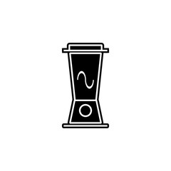 Poster - blender icon. Simple glyph, flat vector of kitchen icons for ui and ux, website or mobile application