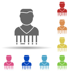Aufkleber - Man, dress code in multi color style icon. Simple glyph, flat vector of business icons for ui and ux, website or mobile application