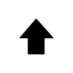 Poster - Arrow up icon. Simple pointer icons for ui and ux, website or mobile application
