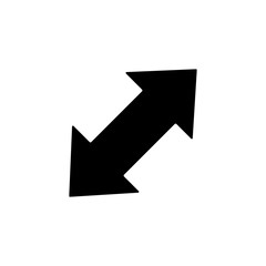Poster - Arrow expand icon. Simple pointer icons for ui and ux, website or mobile application