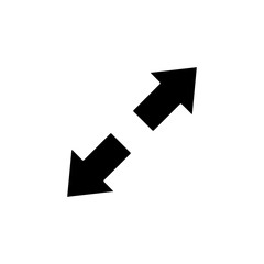 Poster - Arrow expand icon. Simple pointer icons for ui and ux, website or mobile application