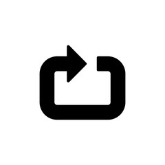 Poster - Arrow rotate icon. Simple pointer icons for ui and ux, website or mobile application