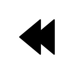 Poster - Arrow left icon. Simple pointer icons for ui and ux, website or mobile application