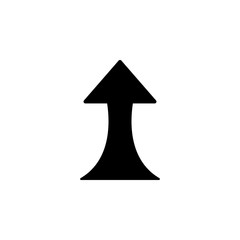 Poster - Arrow up icon. Simple pointer icons for ui and ux, website or mobile application
