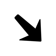 Poster - Arrow sideways icon. Simple pointer icons for ui and ux, website or mobile application