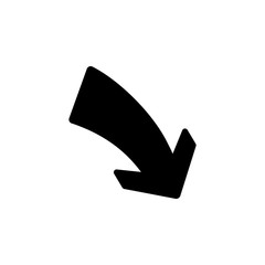 Poster - Arrow sideways icon. Simple pointer icons for ui and ux, website or mobile application