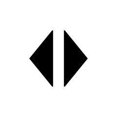 Poster - Arrow right left icon. Simple pointer icons for ui and ux, website or mobile application