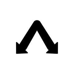 Poster - Arrow rotate icon. Simple pointer icons for ui and ux, website or mobile application
