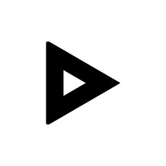 Poster - Arrow right icon. Simple pointer icons for ui and ux, website or mobile application