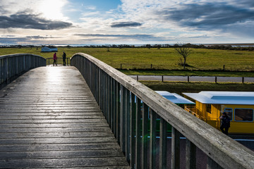 Wall Mural - Am Fähranleger Langeoog