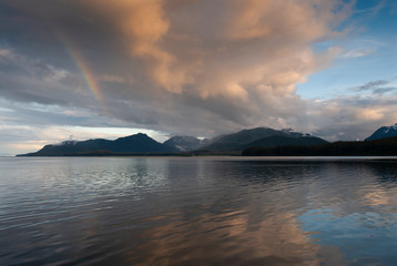 Wall Mural - Rainbow Over Admiralty Island, Alaska