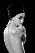 © tugolukof - topless sensual young woman with closed eyes