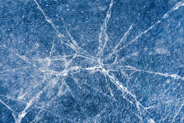 Poster - beautiful textured ice.