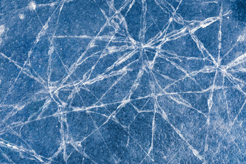Poster - ice. texture of frozen water