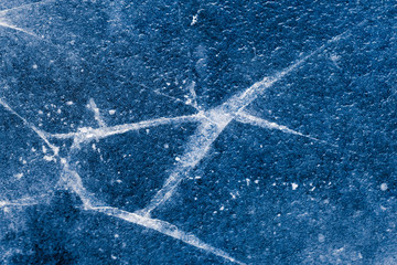 Poster - ice. texture of frozen water