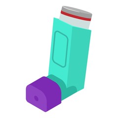 Poster - Breath inhaler icon. Isometric of breath inhaler vector icon for web design isolated on white background